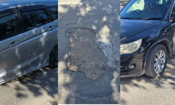 Gazimağusa yollarında tehlikeli çukurlar: Sürücüler kazaya davetiye diyor