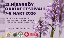 13. Hisarköy Orkide Festivali için geri sayım başladı