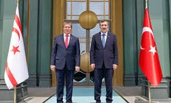 Başbakan Üstel, Türkiye Cumhurbaşkanı Yardımcısı Yılmaz ile biraraya geldi