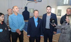 Üstel, Prof. Dr. Turan Erdoğan Spor Salonu’nda inceleme yaptı