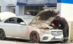 Lefkoşa’da Park Halindeki Araçta Yangın