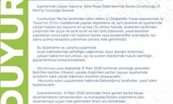 “Beş ve üzeri çalışanı olan işyerlerine banka ödeme zorunluluğu getirildi”
