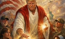 Papa’yı eleştiren Trump, kendisinin İsa gibi tasvir edildiği görseli paylaştı