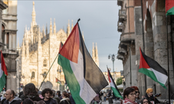 Filistinli esirler için İtalya’da protesto