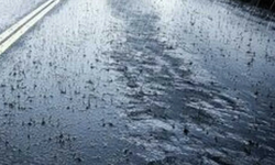 Lefkoşa-Gazimağusa yolunda sağanak: Görüş düştü