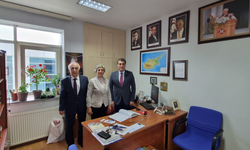 Atalar, Kıbrıs Türk Tarihi Merkezi Başkanı Belyemez ile görüştü