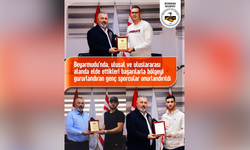 Beyarmudu’nda genç sporculara anlamlı onur