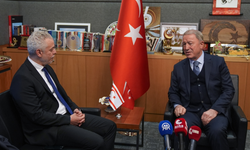 Hulusi Akar, İsmet Korukoğlu ile Ankara’da bir araya geldi