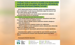 “Tozlu hava koşullarına karşı açık alanda çalışanların sağlığının korunması önemli”