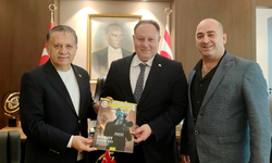 Küresel Gazeteciler Konseyi Başkanı Mehmet Ali Dim KKTC’de temaslarını sürdürüyor