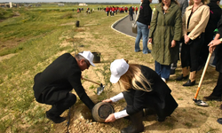 “Yeniden Yeşil Kıbrıs” etkinliğiyle ülke genelinde eş zamanlı fidan dikimi gerçekleştirildi