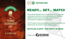 ‘Robinsons 2026 Tennis Tournament Cup’, Lefkoşa Şehir Kulübü’nde yapılacak
