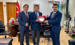 Dışişleri Bakanı Ertuğruloğlu, TÜRKGEF Başkanı Bayduz’u kabul etti