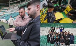 Bursaspor taraftarından dev koreografi: hedef Avrupa’da ses getirmek