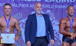 Vücut geliştirme sporcuları Makedonya’da başarılı sonuçlar aldı