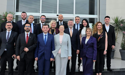 DEİK Türkiye-KKTC İş Konseyi heyeti, Sanayi Odası’nı ziyaret etti