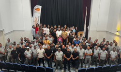 Kasım, Belediye personeli ile bayramlaştı