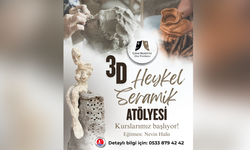 “Gençlik Sahnesi” kurs programı ve “3D Heykel Seramik Atölyesi” kayıtları başladı