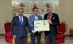 İŞAD ve MAVİ VATAN Derneğinden Dostluk Grubu Vekili Anar Memmedov' a ziyaret.