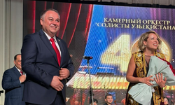 Piyanist Rüya Taner, Taşkent’te düzenlenen gala gecesine katıldı