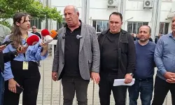 Kar-İş 60 otobüsle Maliye Bakanlığı'nın önünde