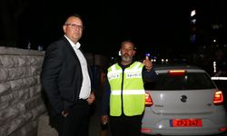Huzur ve güven için gece boyu denetim: Gökay Karagil sahadaydı