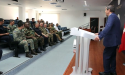 Ertuğruloğlu, ülkede bulunan 8 ülkeden askeri ataşeleri kabul etti: Kıbrıs konusu aktarıldı
