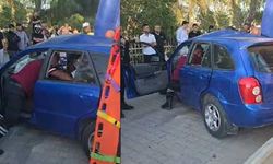Lefkoşa'da korkutan kaza: Üst geçidin taşıyıcı direğine çarpan sürücü yaralı!