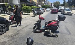 GAZİMAĞUSA'DA İKİ MOTOSİKLET ÇARPIŞTI