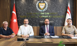 Bakan Çavuş, KKTC Avcılık Federasyonu heyetini kabul etti