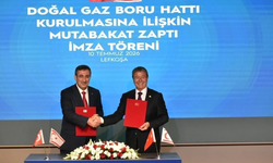 KKTC ile Türkiye arasında doğalgaz boru hattı mutabakatı imzalandı