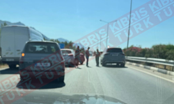 Girne Çevre Yolunda Zincirleme Kazası!