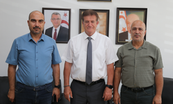 Arıklı KKTC Kickboks ve Muaythai Federasyonu yetkililerini kabul etti