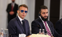 Şara ile Macron, Suriye-Fransa Ekonomi Forumu'nda konuştu