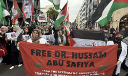 Berlin'de Filistin’e destek gösterisi yapıldı