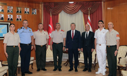Başbakan Üstel, GKK Komutanı Tümgeneral Görgülü'yü kabul etti