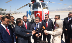 Ercan’da Yangın Söndürme Helikopteri teslim töreni yapıldı