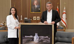Erhürman, Eski Eserler ve Müzeler Dairesi Müdürü Emine Hilkat’ı kabul etti