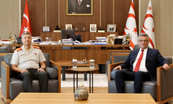 Erhürman, GKK Komutanı Tümgeneral Görgülü ve beraberindeki heyeti kabul etti