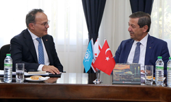 Ertuğruloğlu, Türkiye Dışişleri Bakan Yardımcısı Büyükelçi Bozay’ı kabul etti