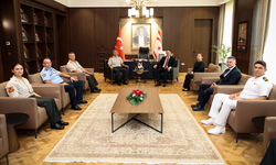 Öztürkler, Güvenlik Kuvvetleri Komutanı Tümgeneral Görgülü ve beraberindeki heyeti kabul etti