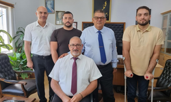 Maliye Bakanı Berova, Kıbrıs Türk Ortopedik Özürlüler Derneği Başkanı Günay Kibrit'i kabul etti