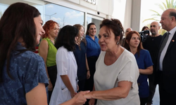 ZERRİN ÜSTEL, FİZİK TEDAVİ VE REHABİLİTASYON MERKEZİ’Nİ ZİYARET ETTİ…
