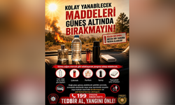 Yanıcı Maddeleri Güneşte Bırakmayın