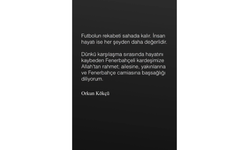 “Futbolun rekabeti sahada kalır, insan hayatı ise her şeyden daha değerlidir.”