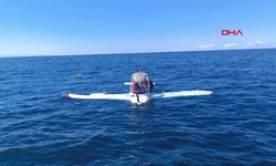 Gürcistan'dan kalkan uçak Rize'de denize acil iniş yaptı: 2 kişi kıyıya çıkarıldı