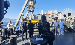 TCG Işın, kayıpları bulmak için facia bölgesinde