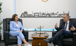Eskişehir Büyükşehir Belediye Başkanı Ünlüce Harmancı'yı ziyaret etti