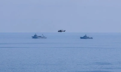 TCG Alemdar ile TCG Işın, 550 metre derinlikte robotik dalış ve taramalarını sürdürüyor