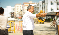 Gazimağusa’da Bulvar Çalışmaları Sürüyor